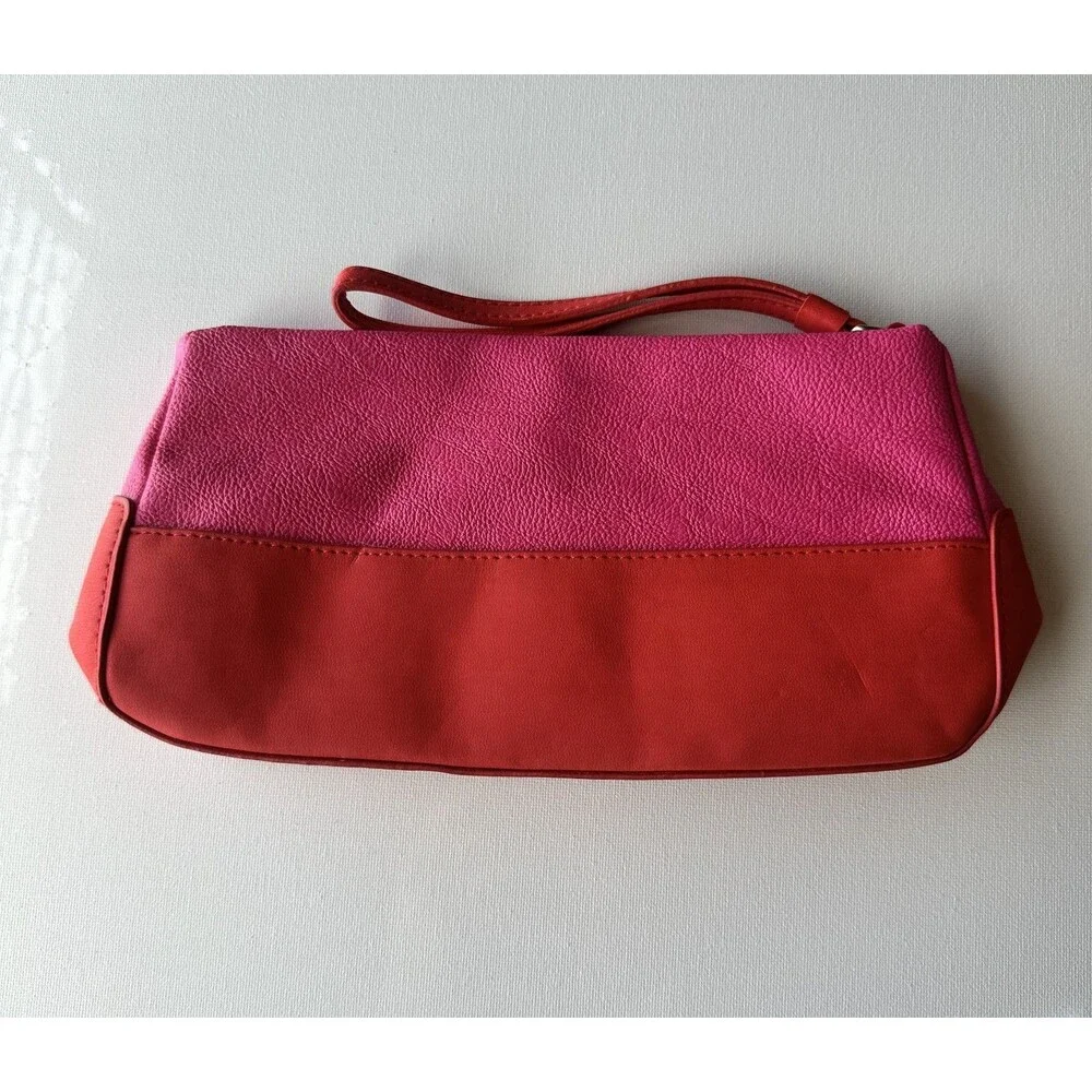 Victoria's Secret Pink Wristlet Hand bag‎ Purse Love vs Gorgeous Leather